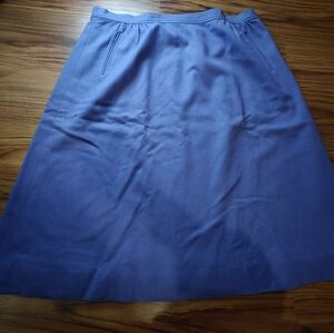 Vintage Periwinkle A-Line Skirt